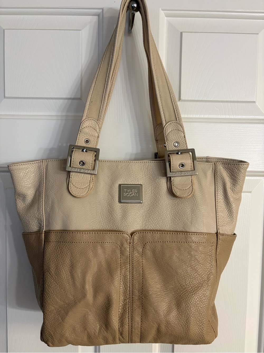 Tyler Rodan Colorblock Shoulder Tote Bag
